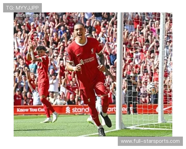 利物浦高位断球后，努涅斯抢点推射成功